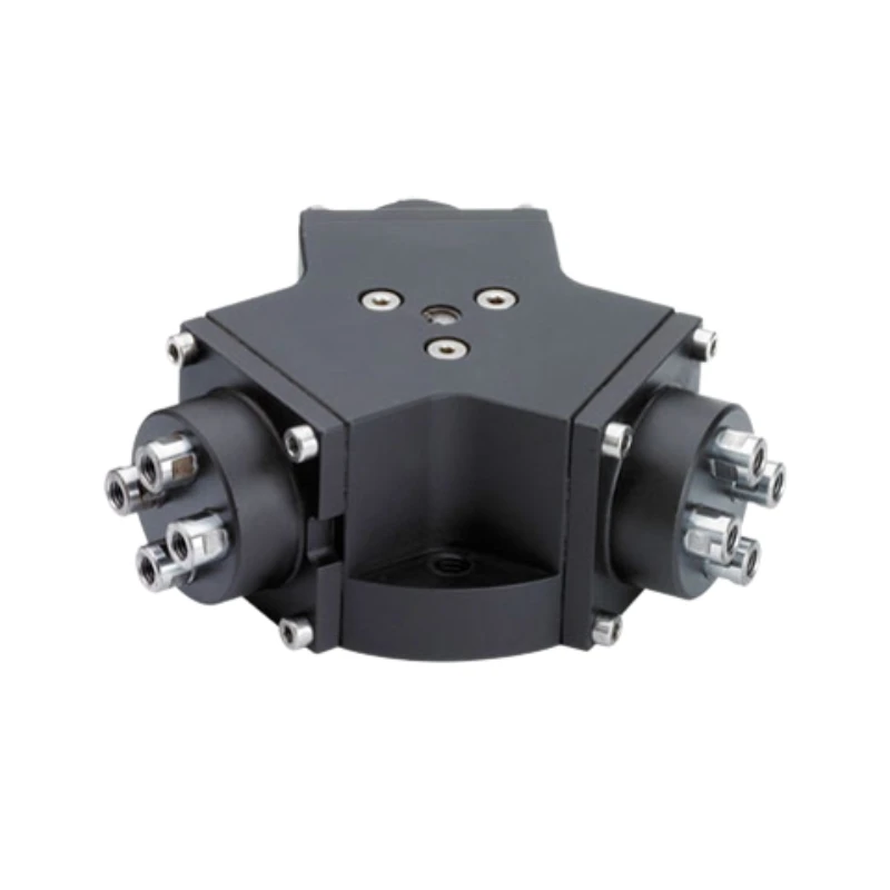 Kẹp khí nén tự định tâm tác động song song 3 chấu dòng SXT - SXT