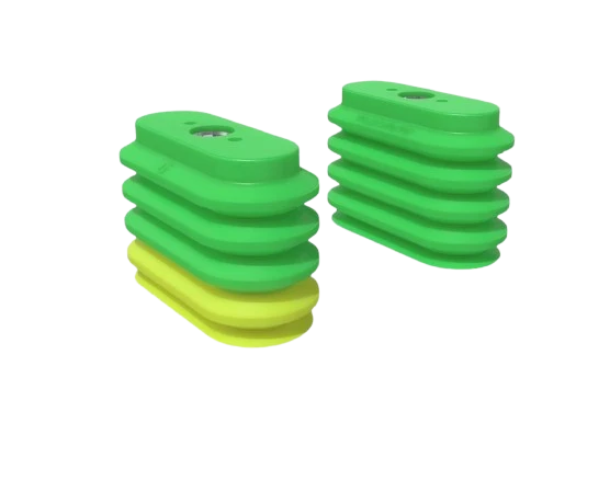 Cốc hút chân không oval nhiều tầng Polyurethane - VG.LBO