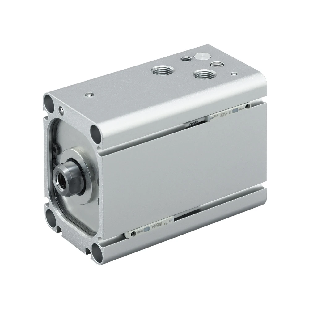 Xi lanh khí nén compact tiết kiệm khí lực đẩy gấp đôi - CDQ2B-X3207