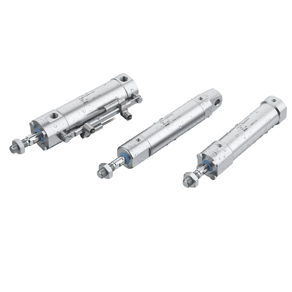 Xi lanh thép không gỉ / Loại đệm khí không cần điều chỉnh HF2A-CG5