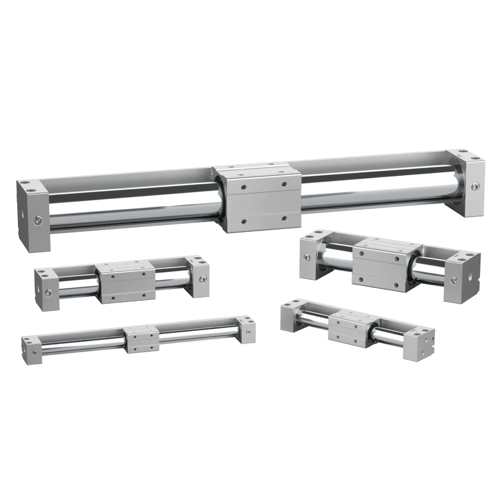 Xi lanh không cần kiểu liên kết từ tính / Loại lắp trực tiếp CY3R