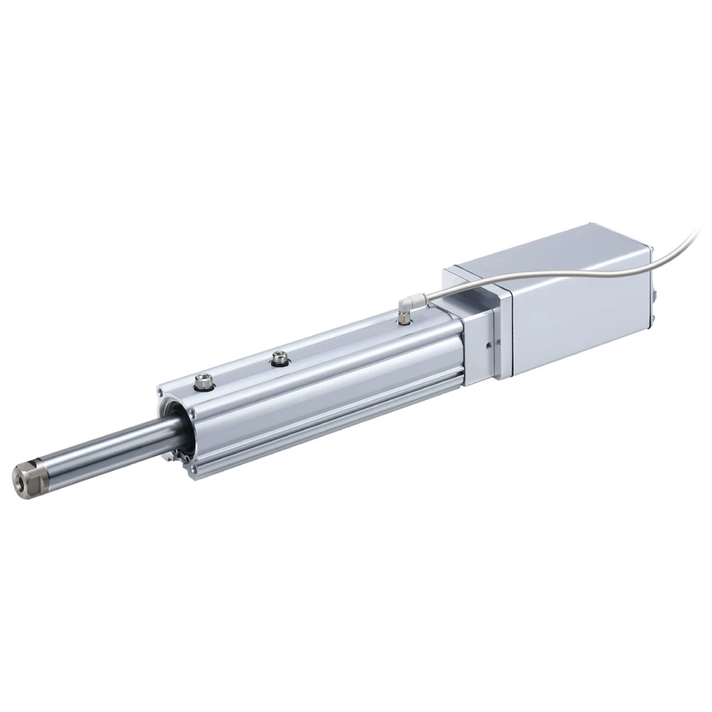 Bộ truyền động điện kiểu thanh truyền chống bụi, chống nước dùng encoder tuyệt đối không cần pin LEY-X8