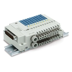 Manifold van điện từ 4 cổng plug-in SJ4000 Series - SS5J4-60FD1-01B