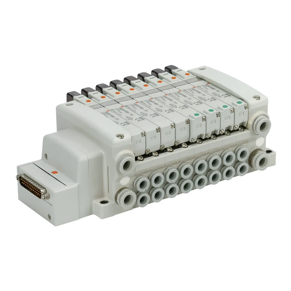 Van điện từ 5 cổng plug-in VQC2100-51 - VQC2000 Series