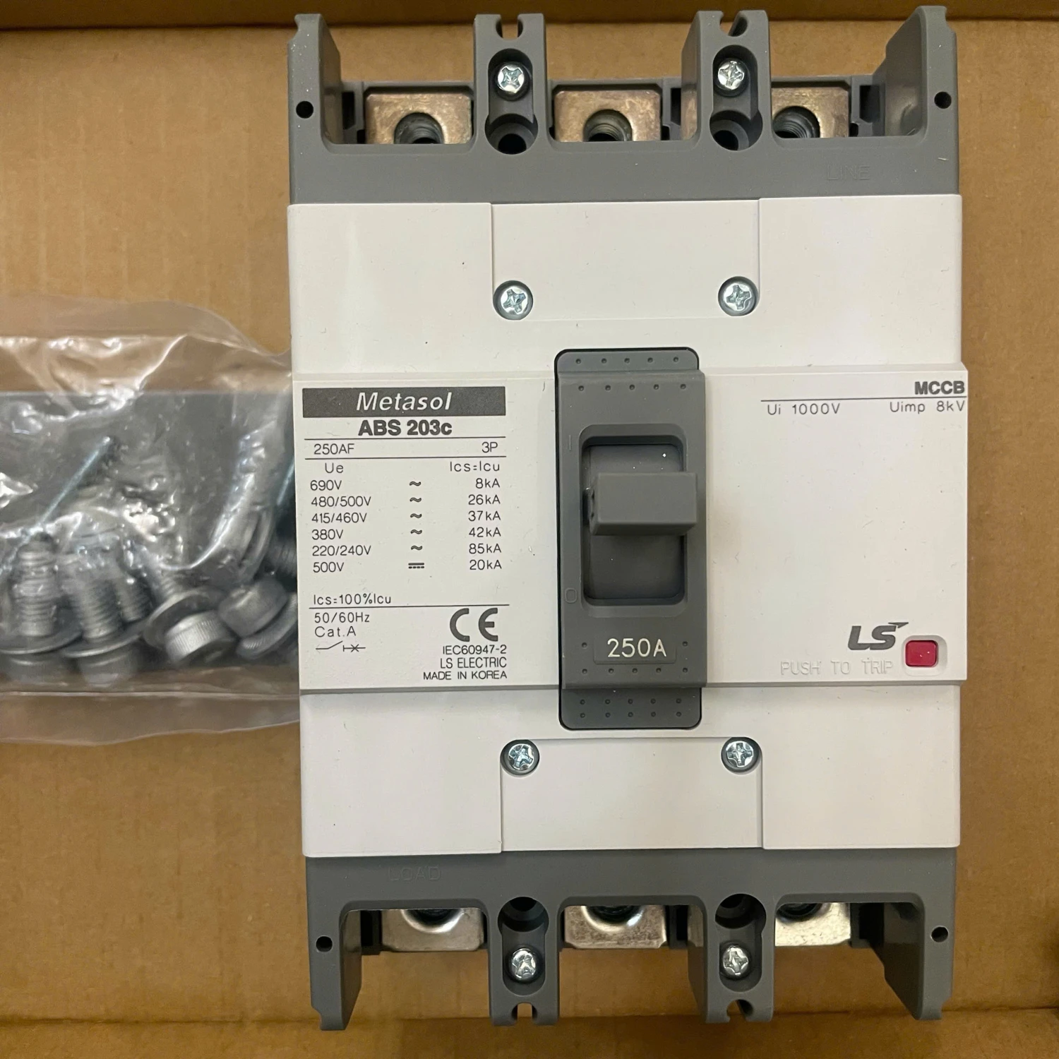 Aptomat khối MCCB LS ABS203c 3P