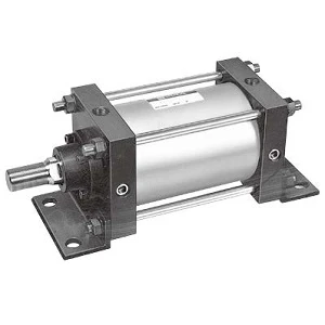 Xi lanh khí nén tiêu chuẩn dạng nắp vuông, đường kính lớn CS1B125-1 - CS1 Series
