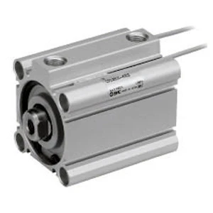 Xi lanh khí nén compact dạng mỏng, tiêu chuẩn, tác động kép, một cần piston CQ2A12-1D - CQ2 Z Series