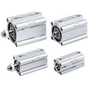 Xi lanh khí nén compact dạng mỏng có đệm khí, loại hành trình dài RDQA20-51C - RQ Series