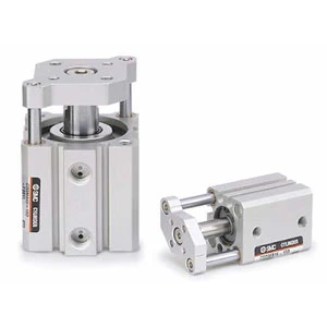 Xi lanh khí nén compact dạng mỏng, kiểu thanh dẫn hướng CQMA32-1 - CQM Series