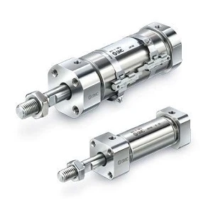 Xi lanh khí nén bằng thép không gỉ, tác động kép, một cần piston CM5B20-25 - CM5 Series