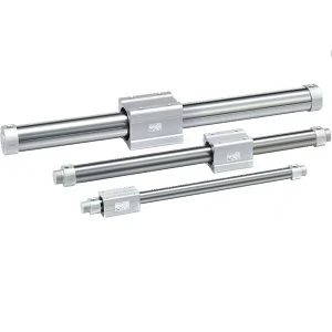 Xi lanh không cần kiểu liên kết từ tính, nắp đầu phía đầu từ tính, dạng cơ bản CY3B6-20Z - CY3B Series